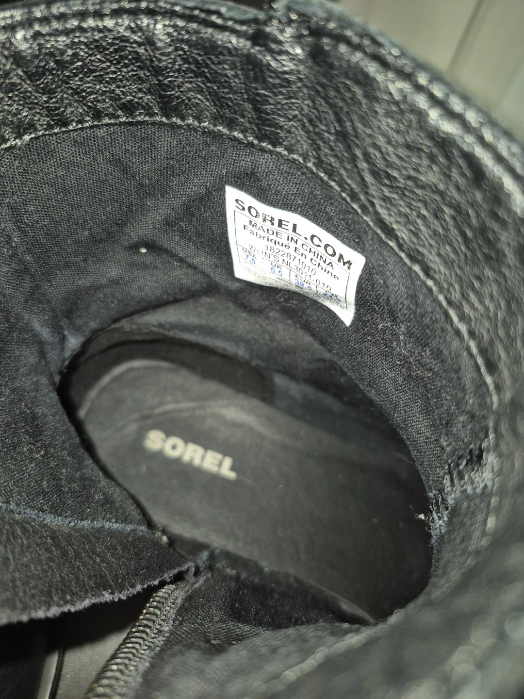 Sorel Black Leather Zip Ankle Boots - photo 5