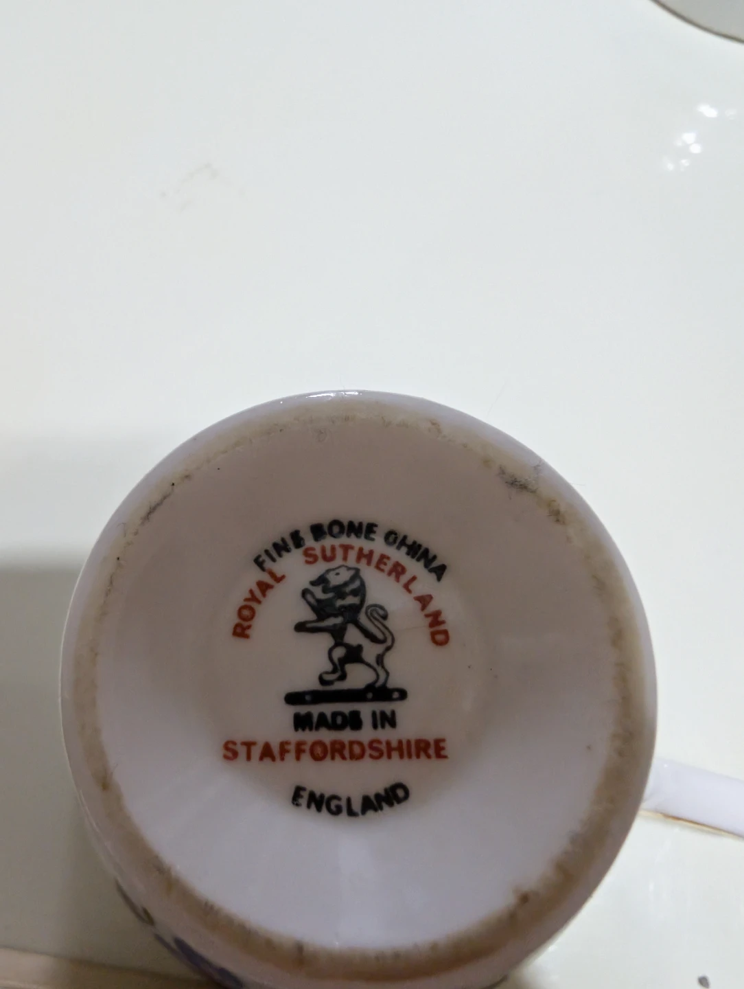 Royal Sutherland Tea Cup and Saucer Set - photo 2