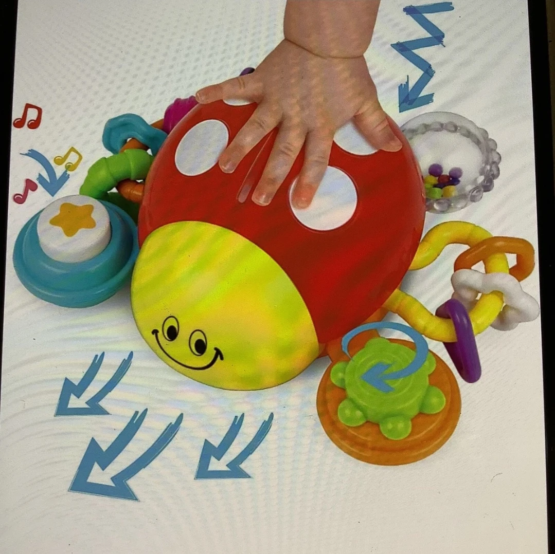 KiddoLab Lilly The Bug Press & Crawl Musical Activity Toy ...