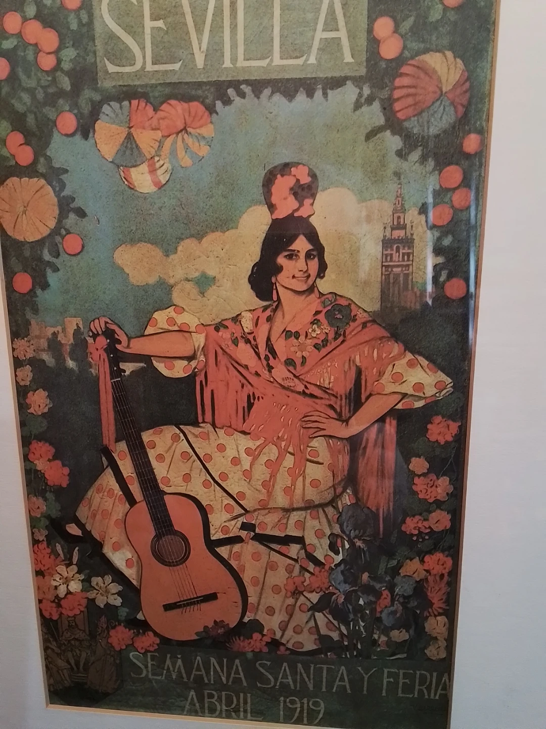 Sevilla "Semana Santa y Feria" April 1919 Framed Print - photo 2