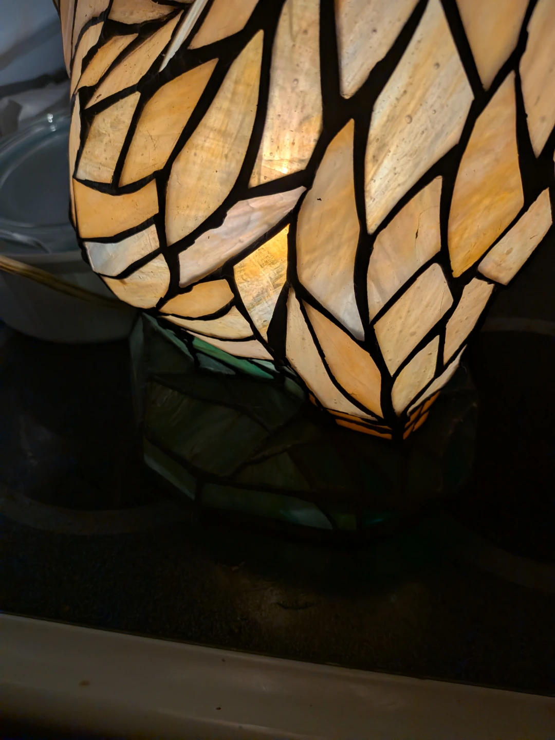 Stained Glass Rooster Lamp - photo 5