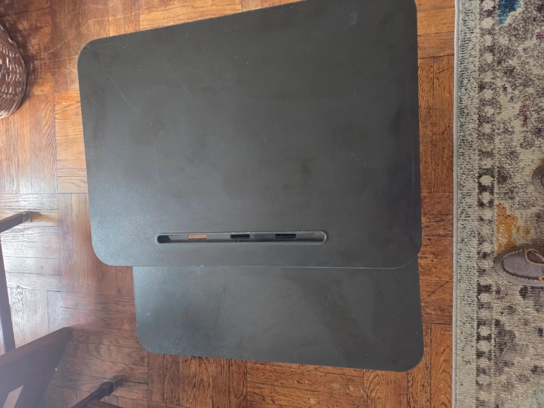 Black Adjustable Standing Desk Converter