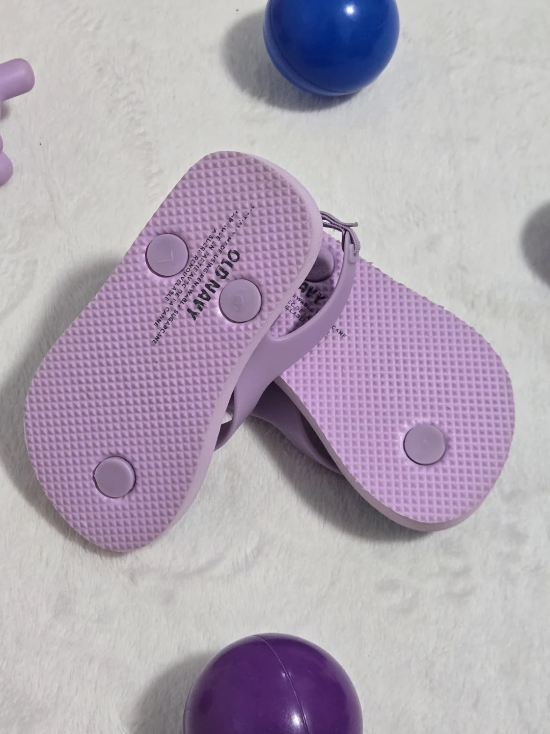 Old Navy Purple Flip Flops - photo 2