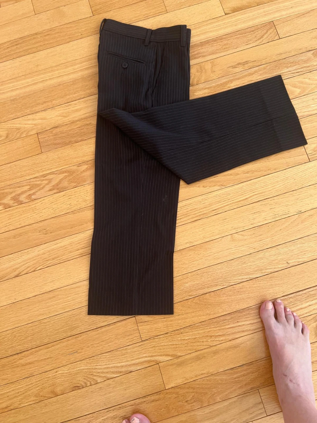 Van Heusen Boys Suit Set with Pinstripe Pants - photo 3