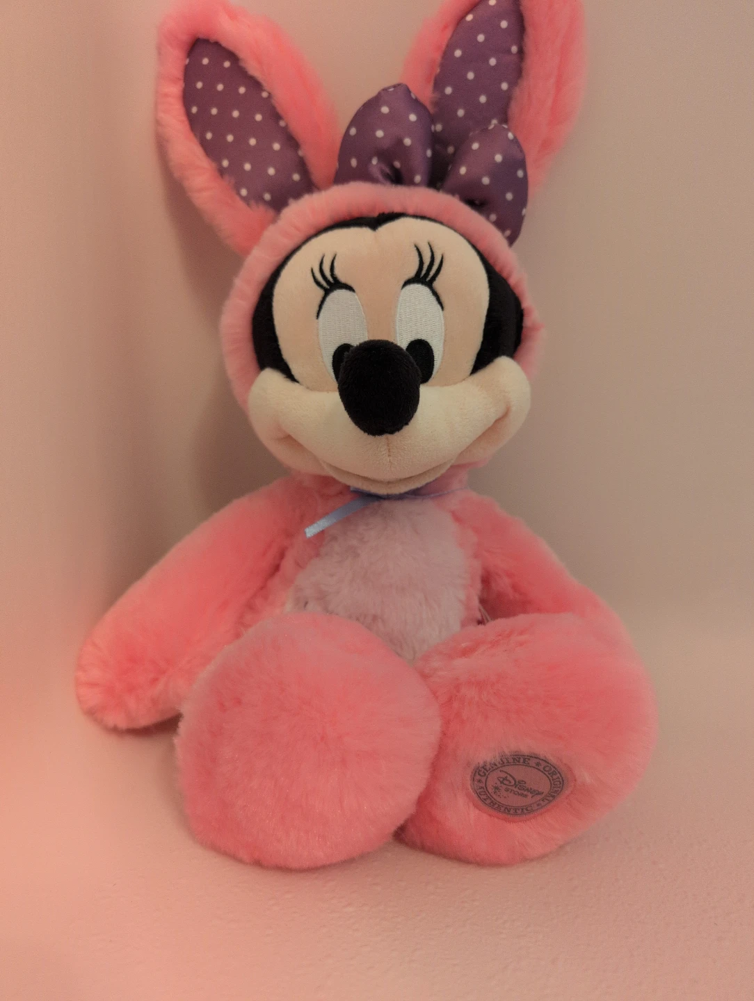 Disney "Marshmallow" Minnie Mouse Plush Toy (Bunny Outfit)