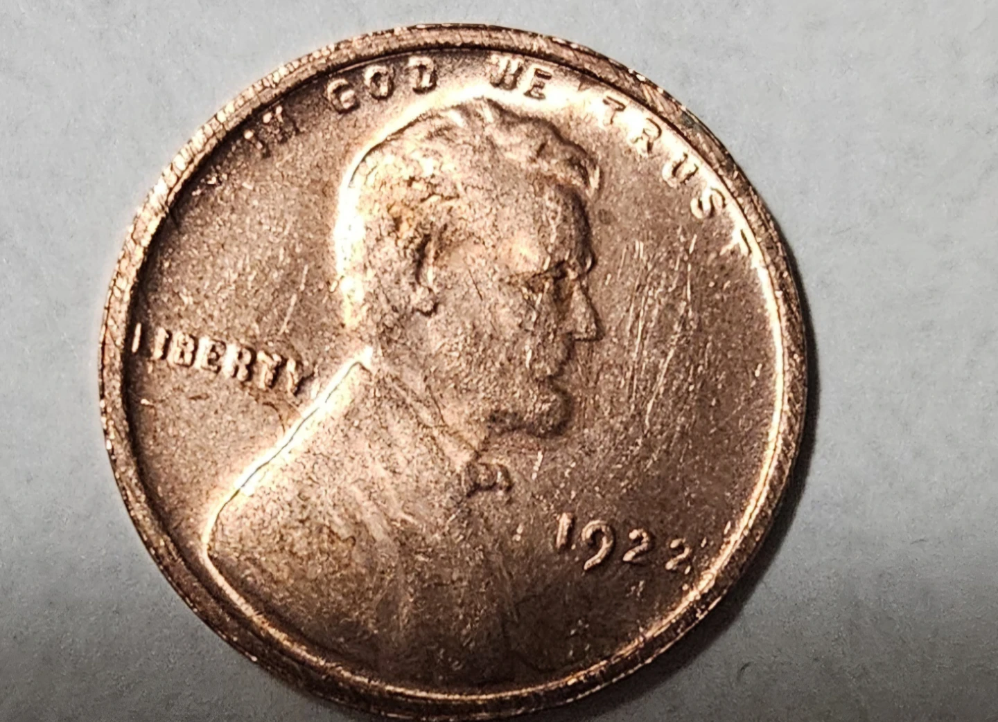 1922 USA Lincoln Wheat Cent Coin
