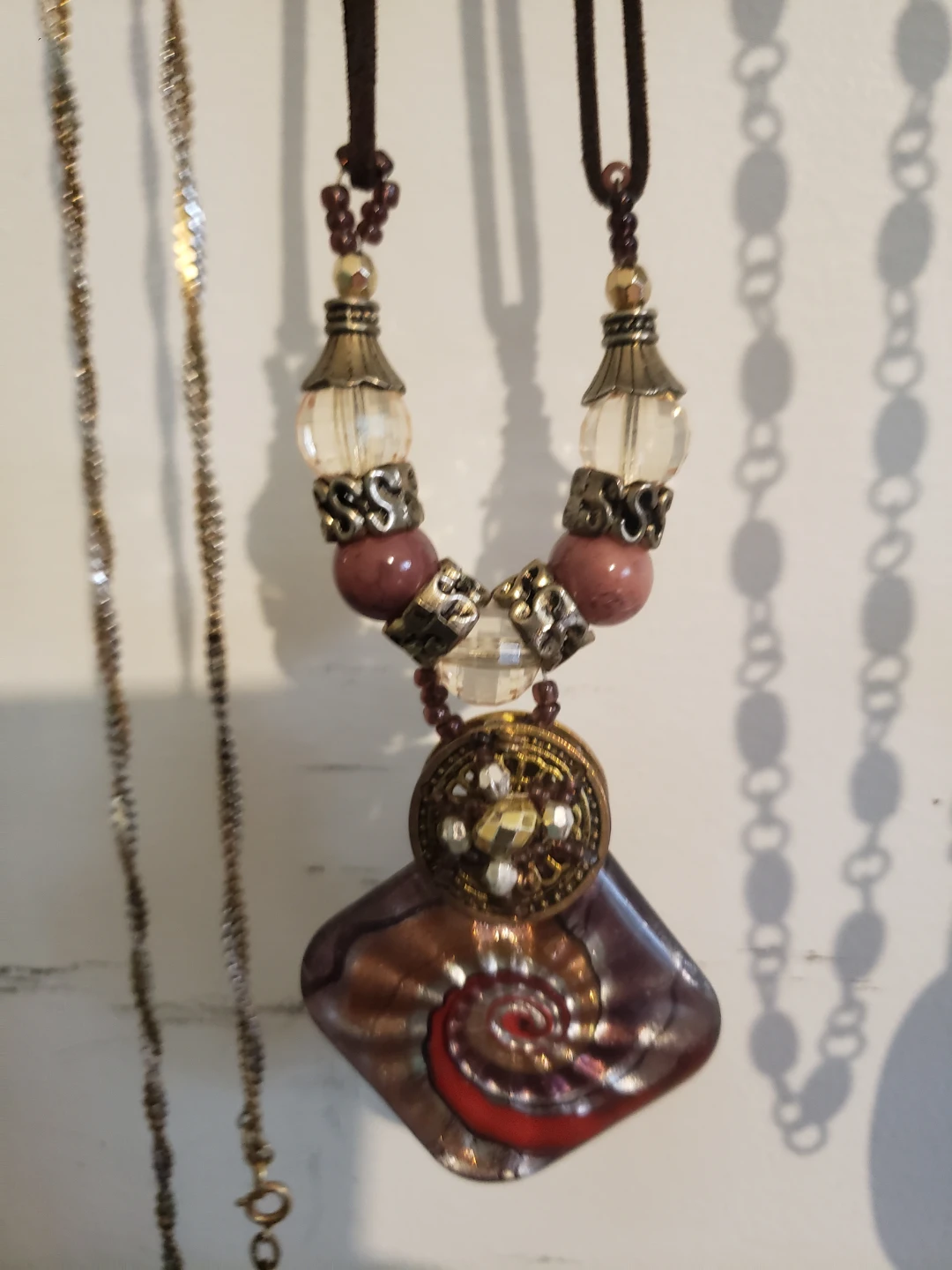 Handmade Boho Pendant Necklace