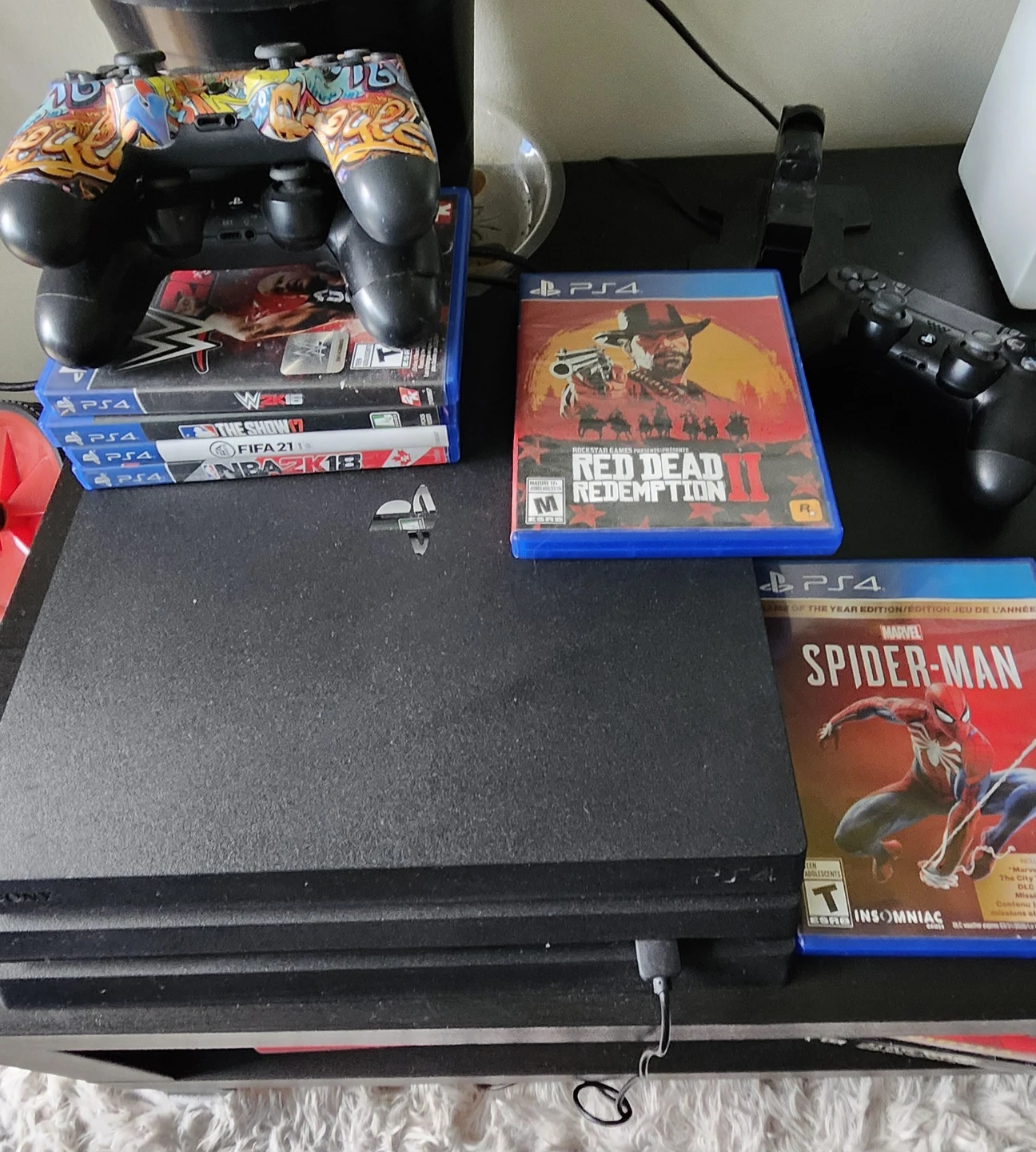 Sony PlayStation 4 Pro Console with Games