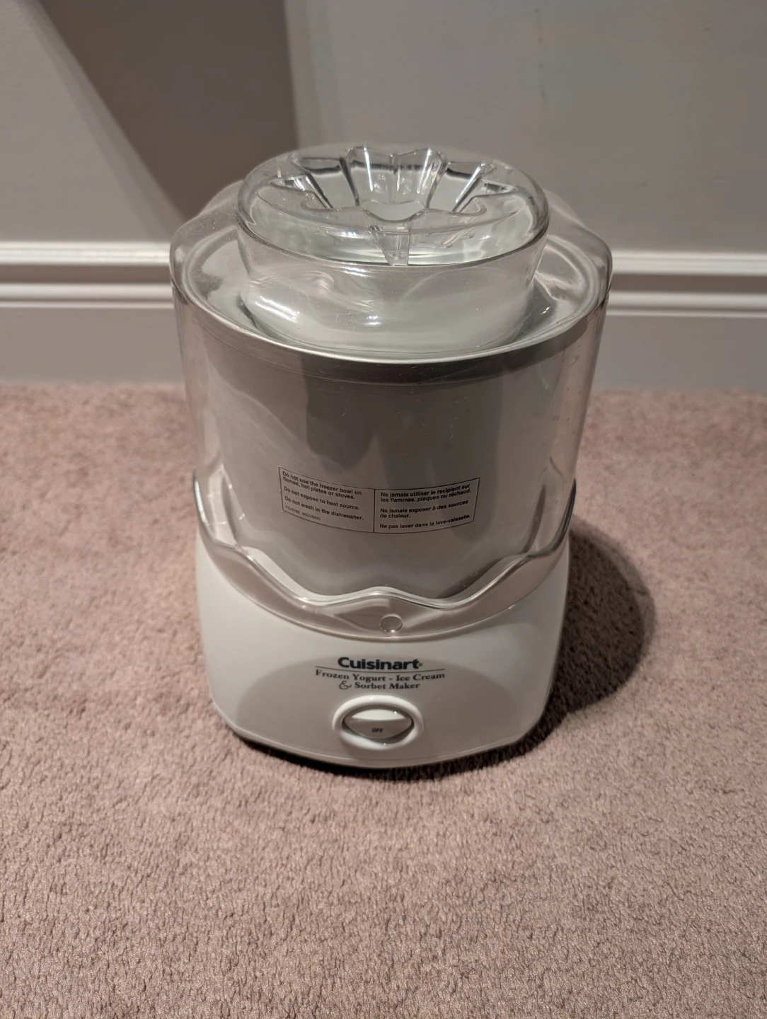Cuisinart Frozen Yogurt, Ice Cream & Sorbet Maker