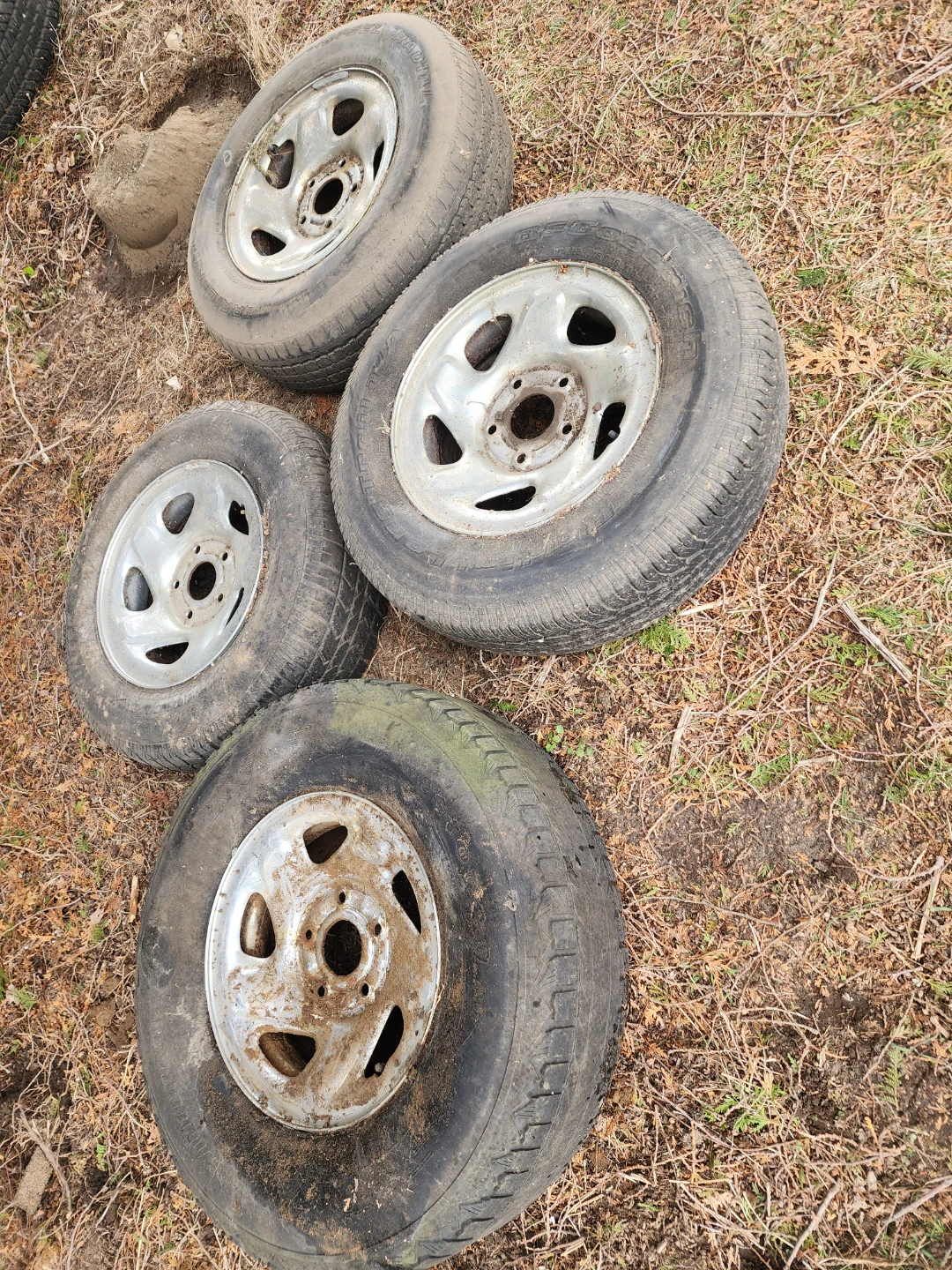 Set of 4 Used Tires and Rims