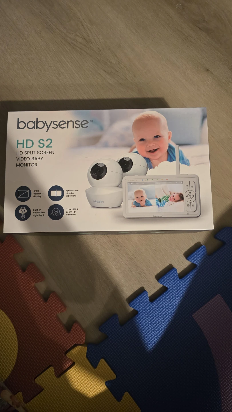 Babysense HD S2 HD Split Screen Video Baby Monitor