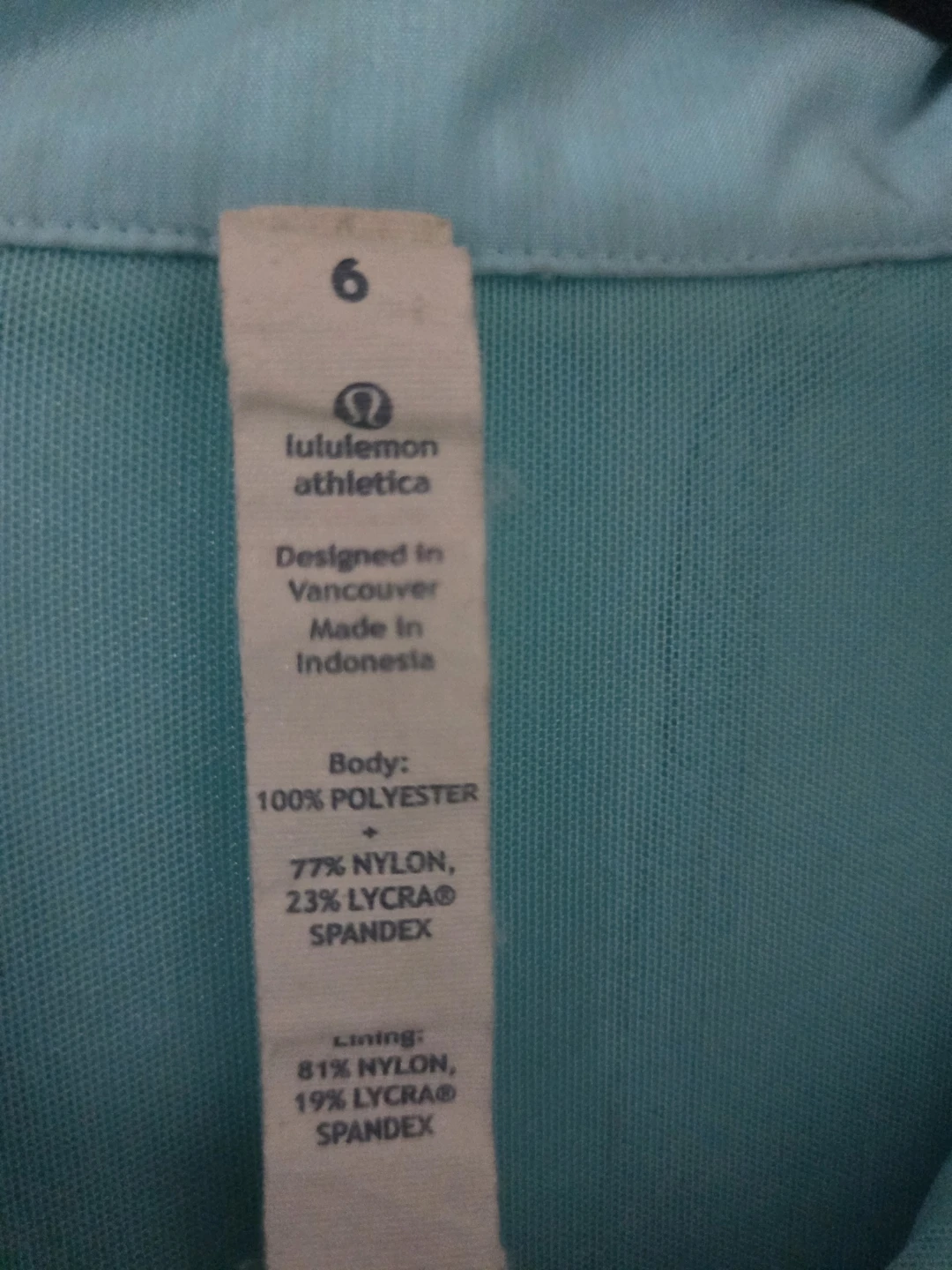 Lululemon Athletica Teal Jacket Size 6 - photo 3
