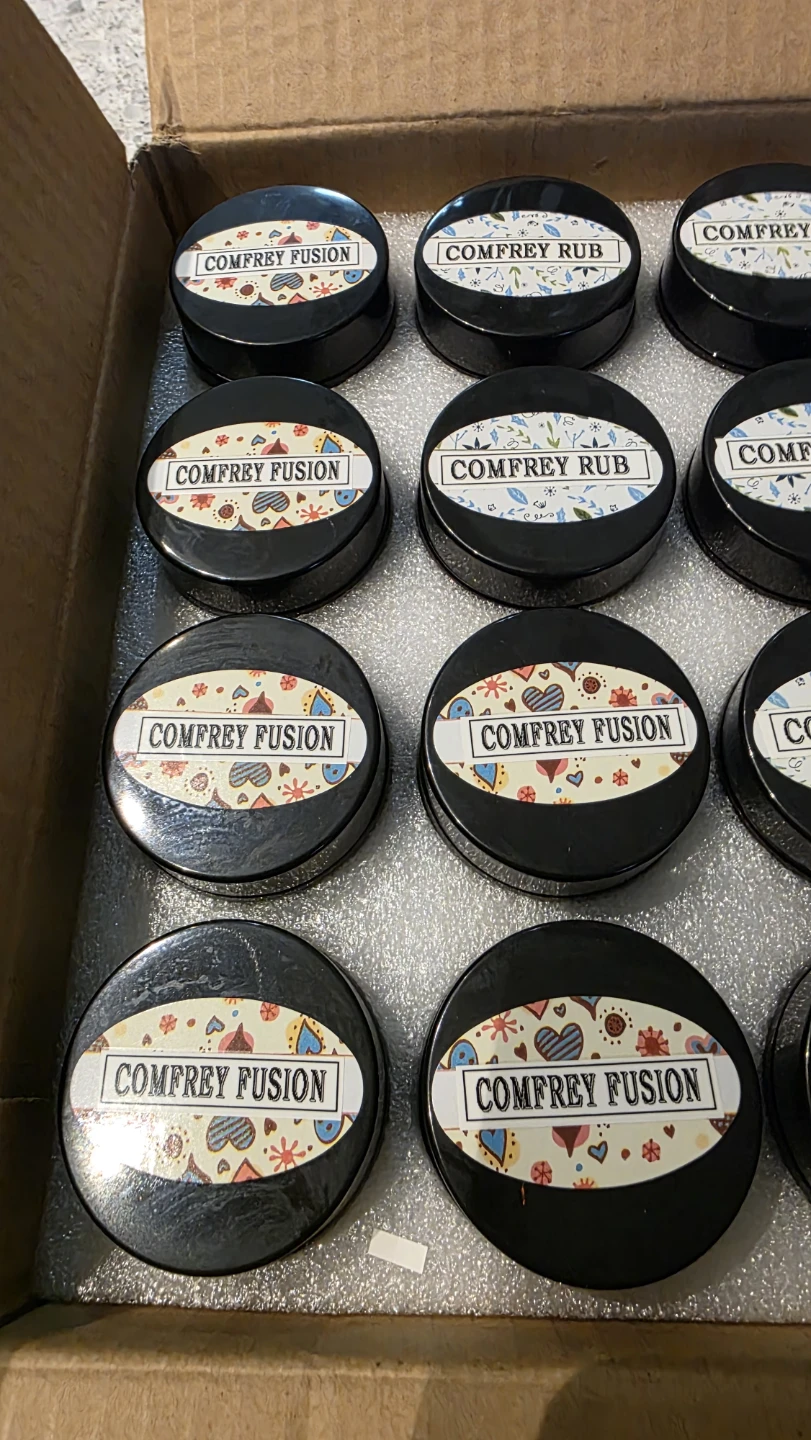 Natural Comfrey Rub $25 & Comfrey Fusion $30