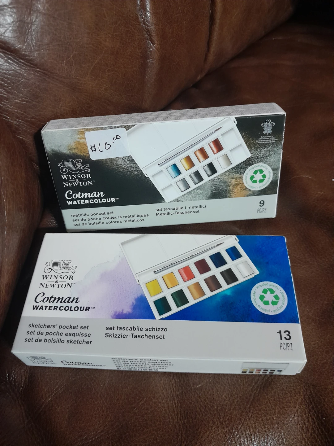Winsor & Newton Cotman Watercolour Pocket Sets (9 & 13 Pan)