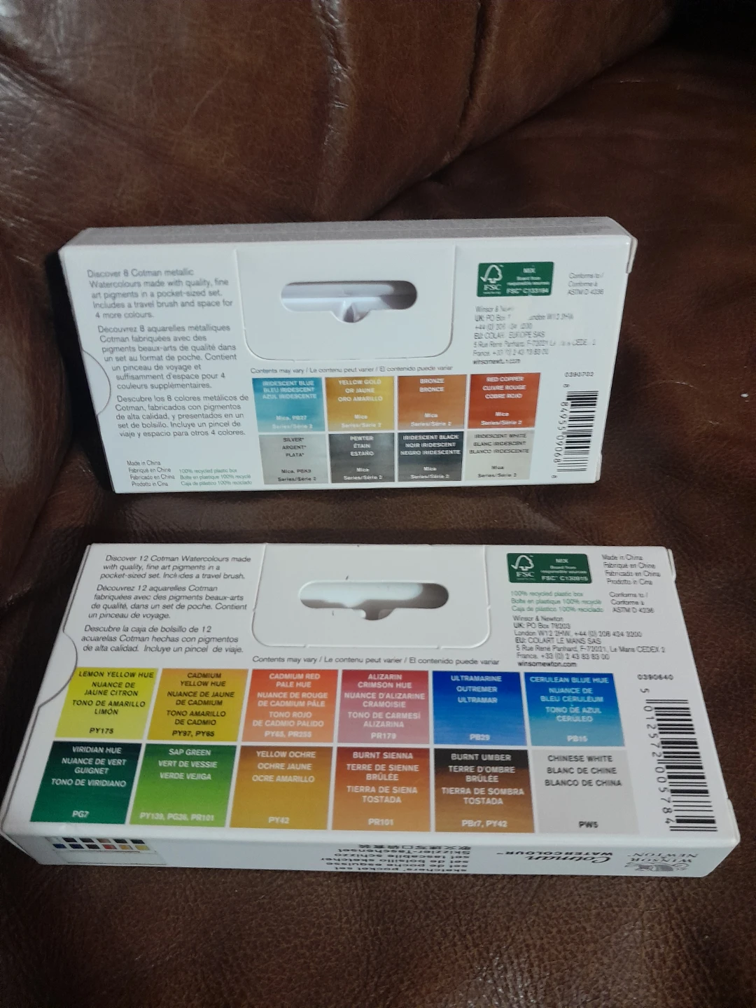 Winsor & Newton Cotman Watercolour Pocket Sets (9 & 13 Pan) - photo 2