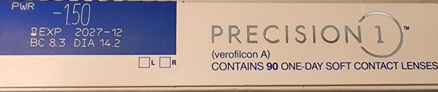 Alcon Precision 1 One-Day Contact Lenses - 90 Pack - photo 4
