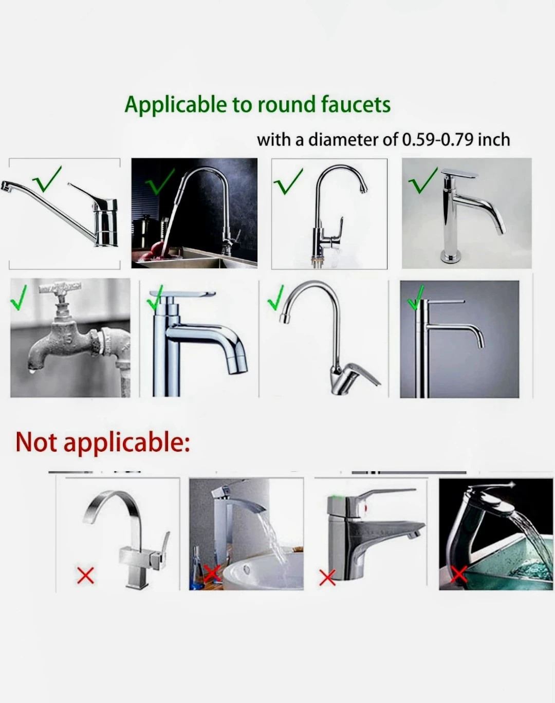 2 Pack Water Purifier Faucet Filter for Sink - photo 3