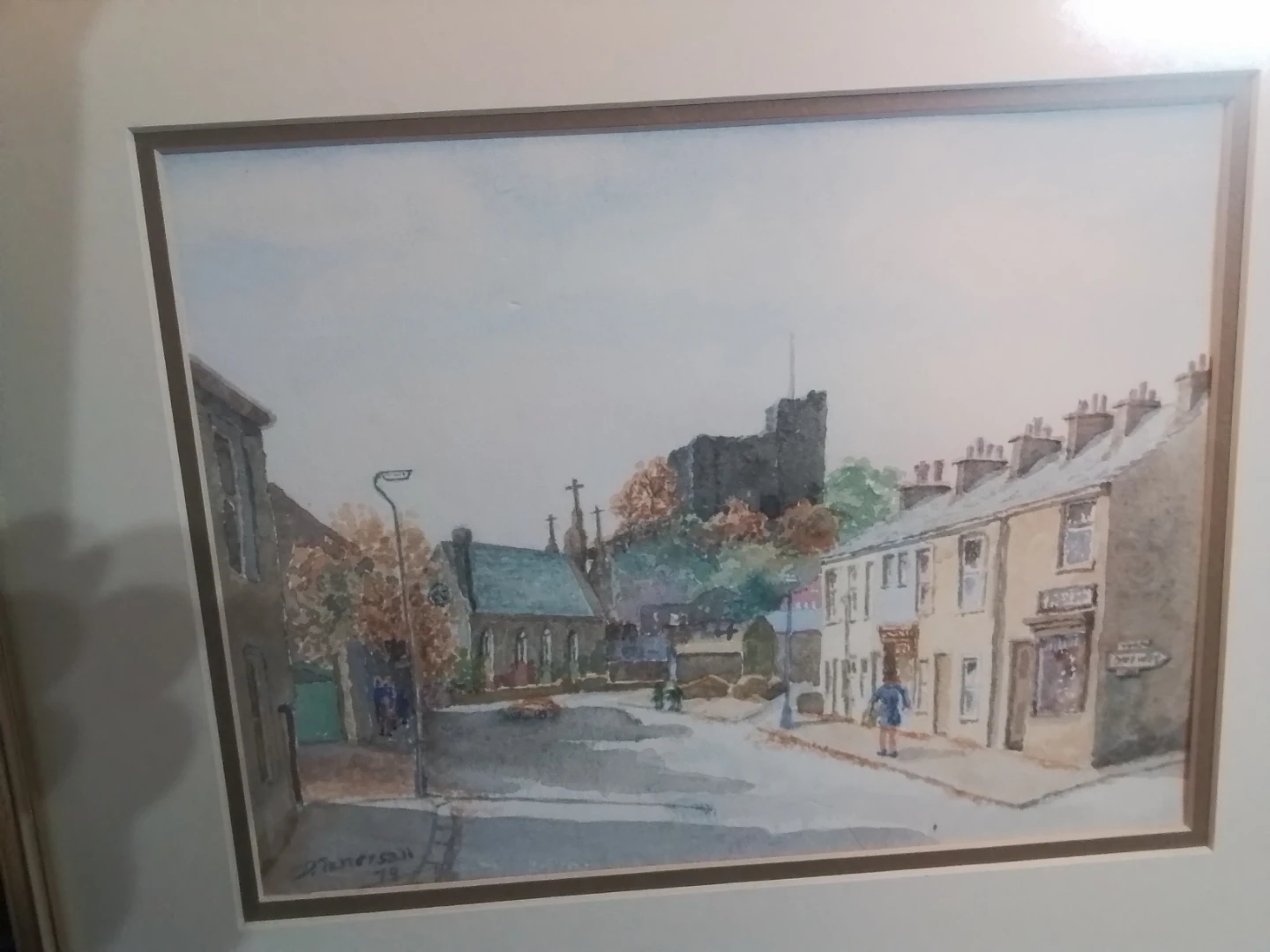 D. Fanersall Watercolor Painting 14x12" 1978 - photo 2