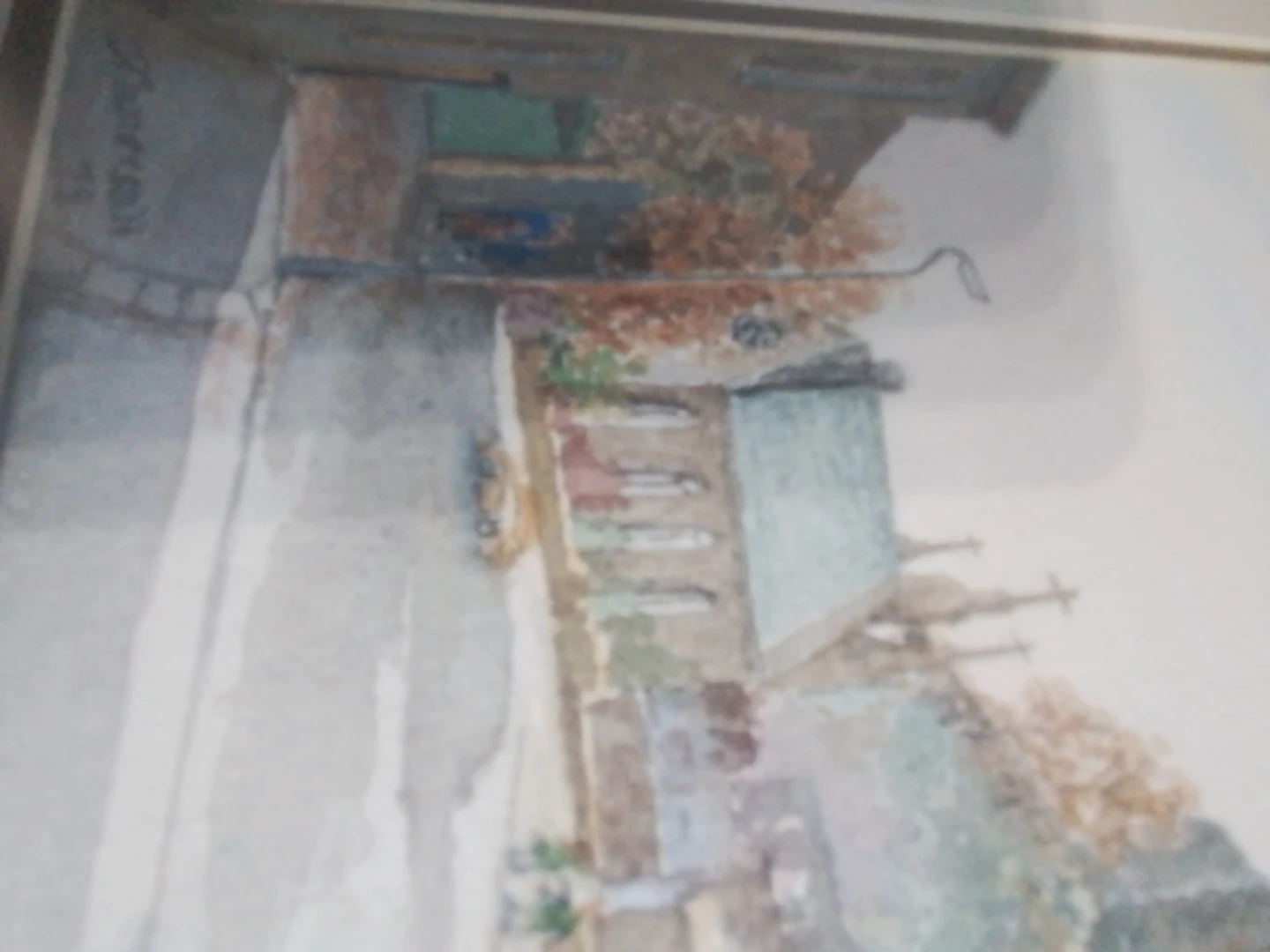 D. Fanersall Watercolor Painting 14x12" 1978 - photo 5