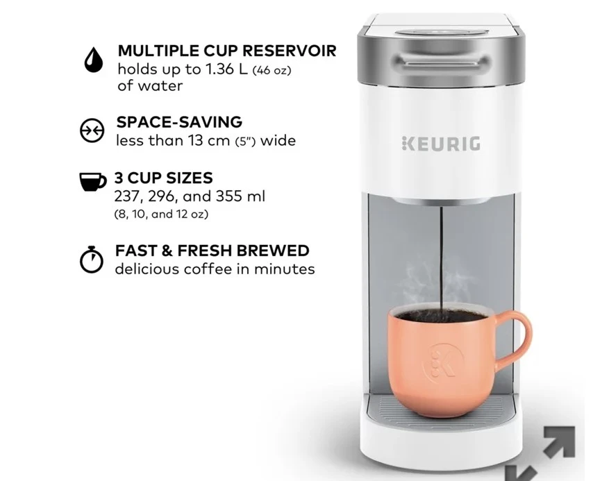 Keurig K-Mini Plus Coffee Maker - White - photo 4
