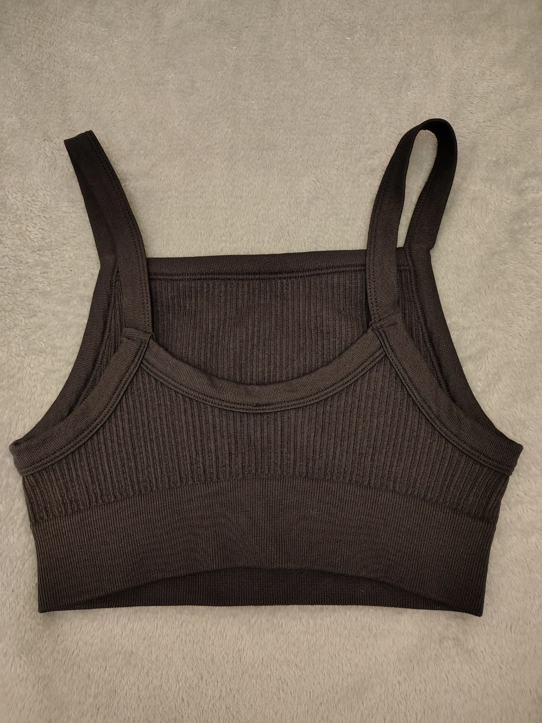 Harlow Ribbed Crop Tank Top - Size S - photo 3