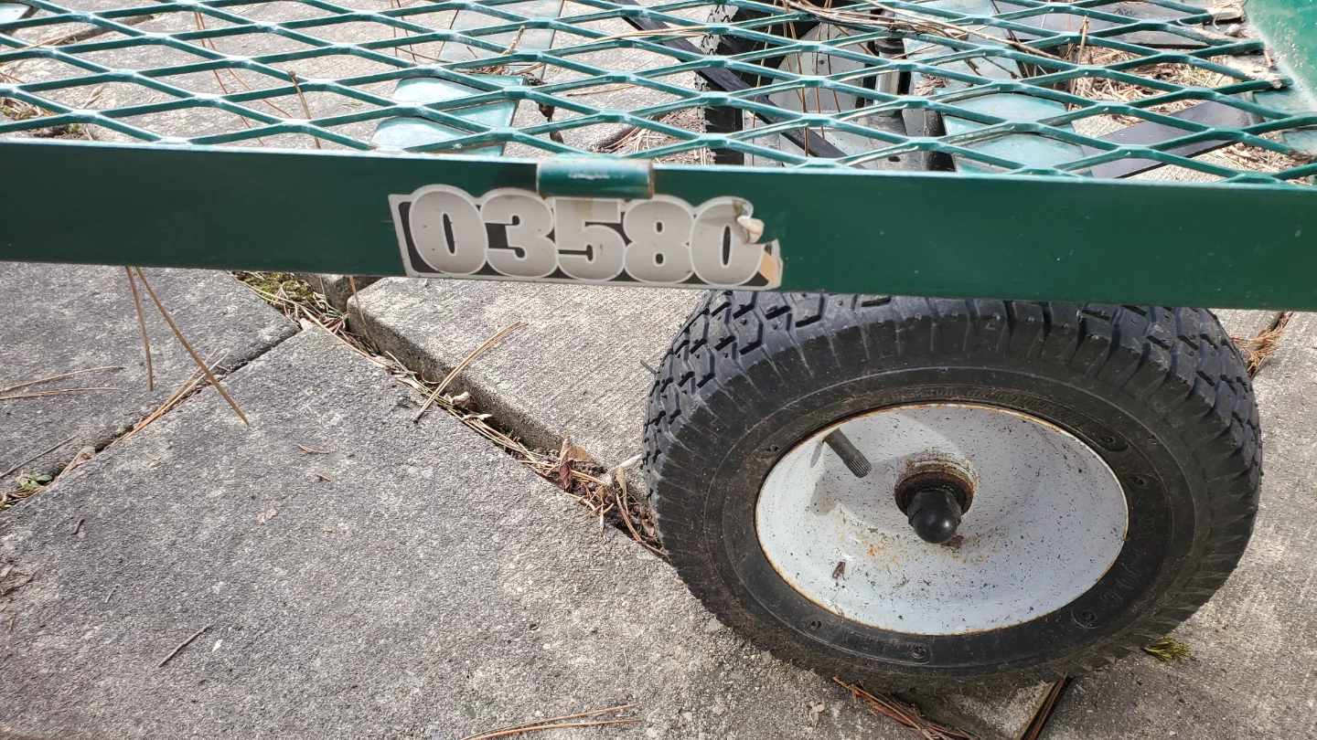 Green Garden Cart with Mesh Bed - photo 5