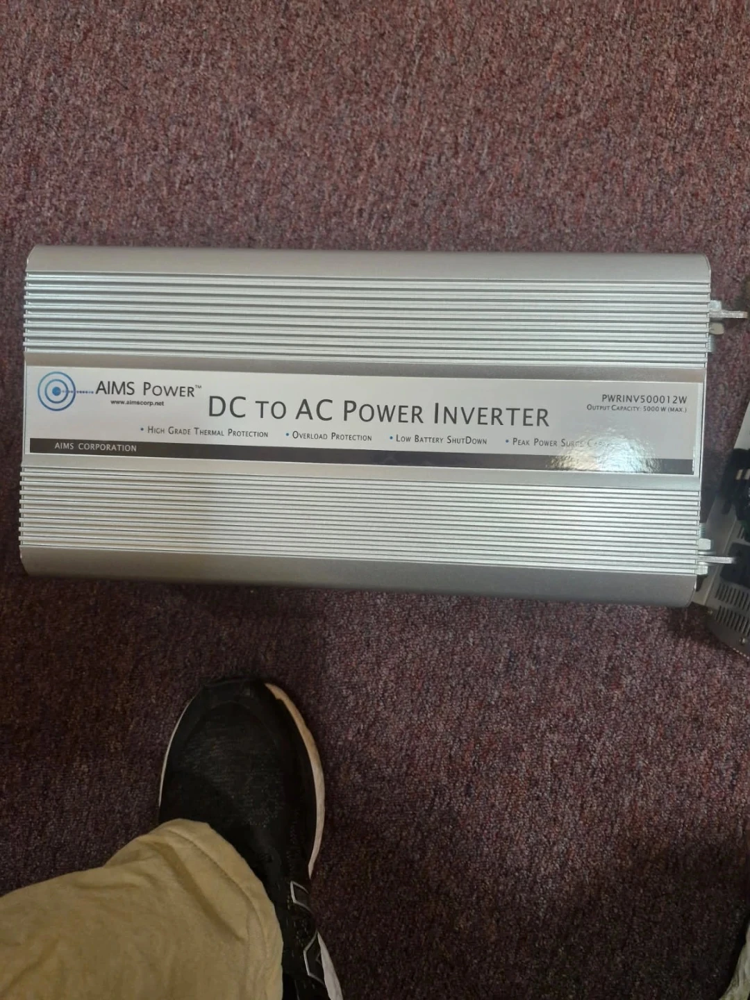AIMS Power DC to AC Power Inverter 5000W