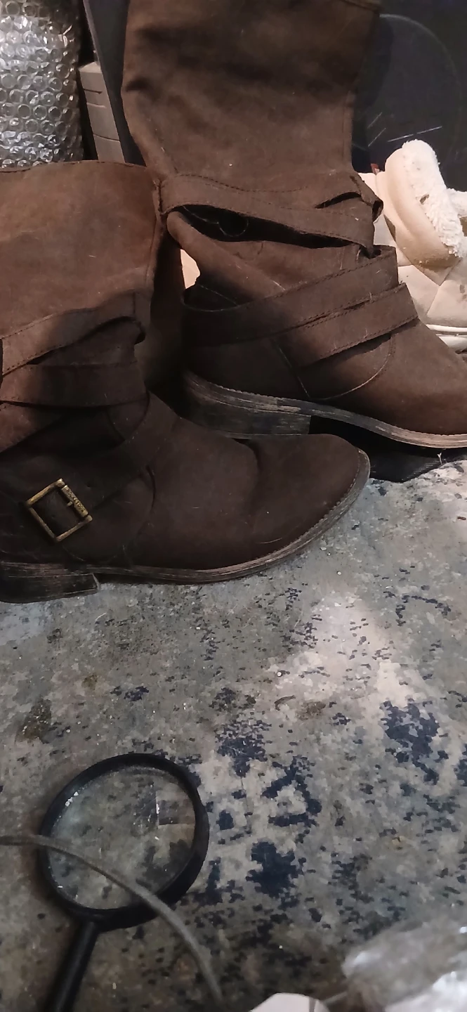 Brown Suede Boots with Buckle Detail by Rocketdog - photo 2