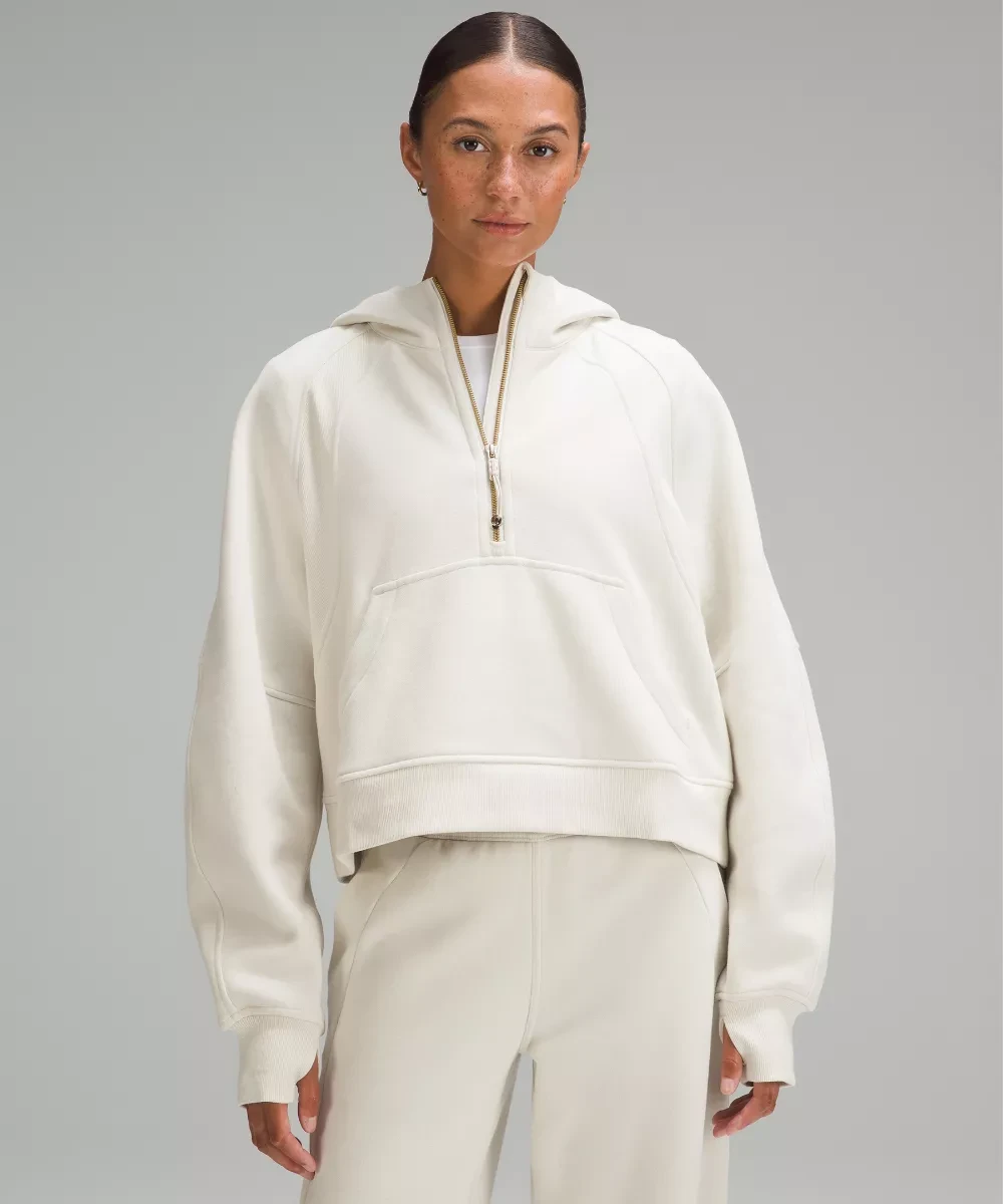 Lululemon cropped half-zip hoodie | size xl - photo 2