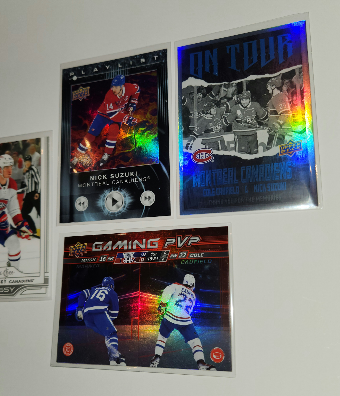 Pick Up x4 Montreal Canadiens Hockey Cards New Mint - photo 3