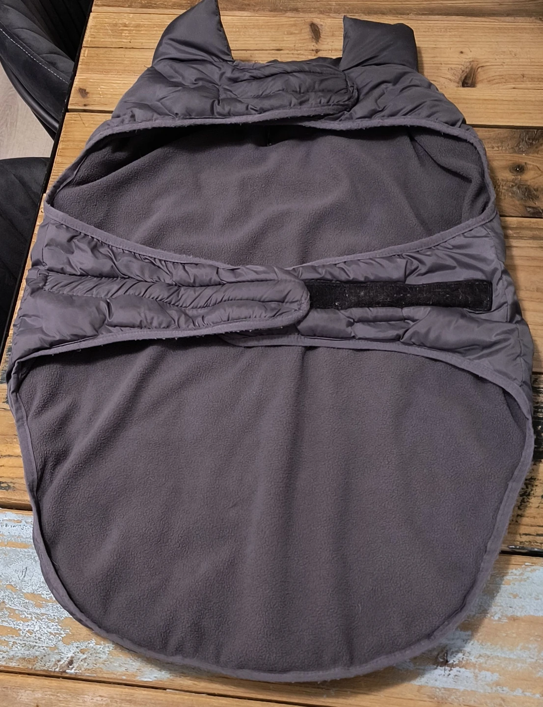 Grey Puffer Dog Coat XL - photo 2