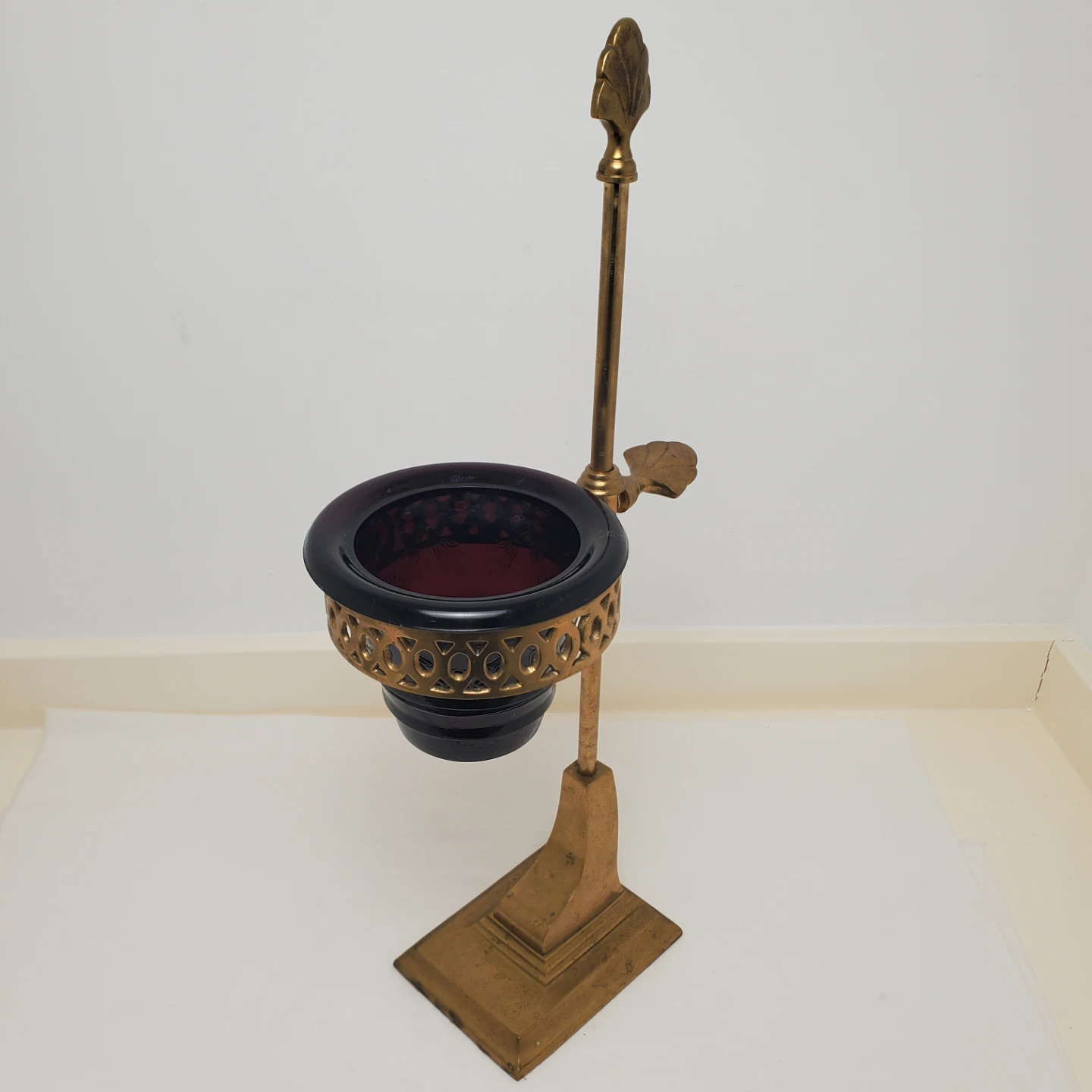Vintage Brass adjustable Candle Holder 🥕