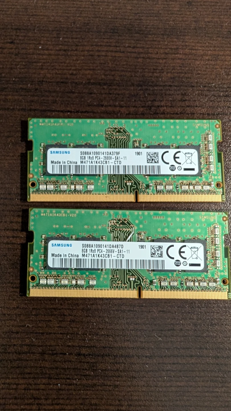 Samsung 8GB DDR4 RAM PC4-2666V