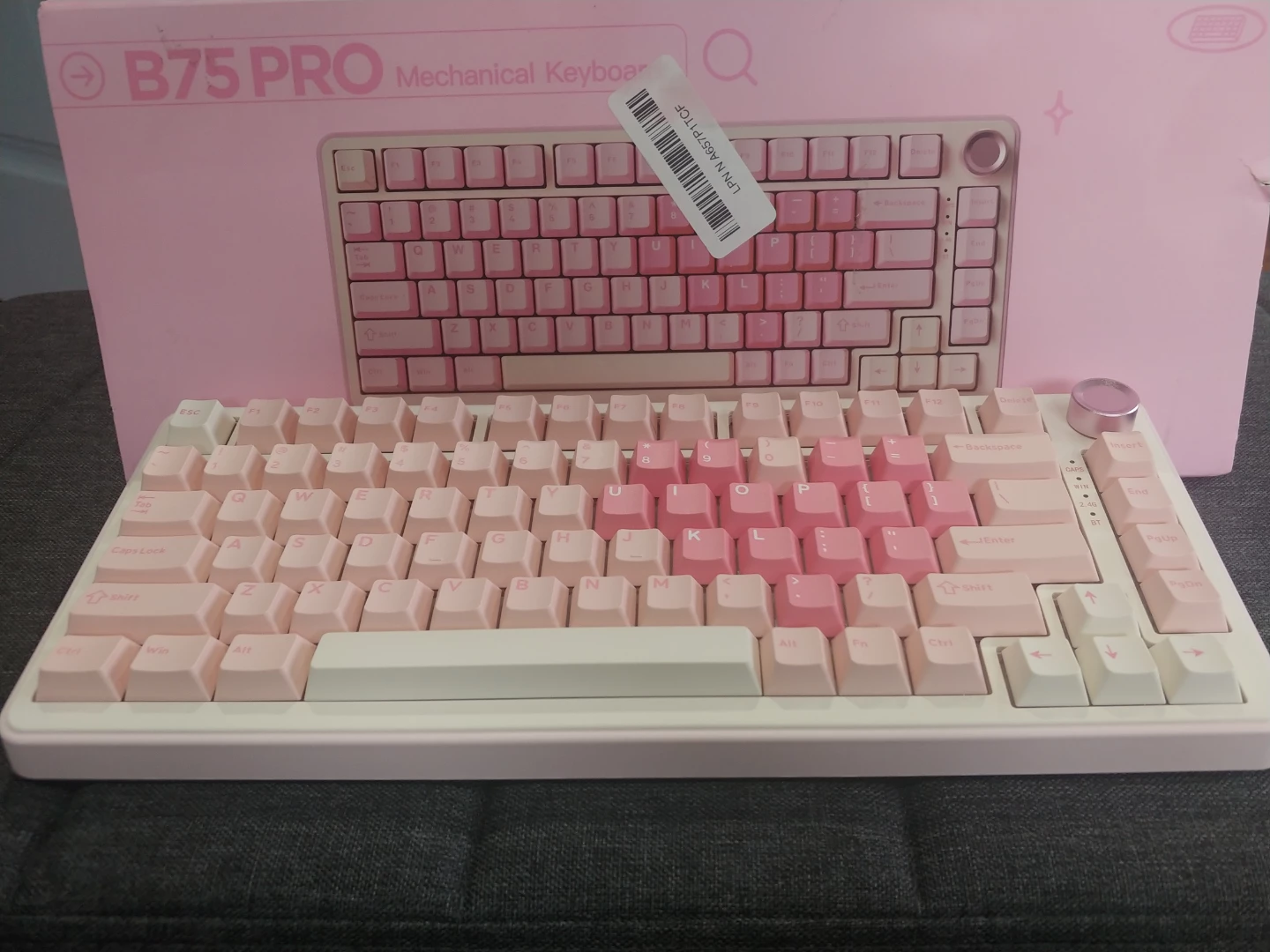 Yilinzi B75 PRO Mechanical Keyboard - Pink - photo 2