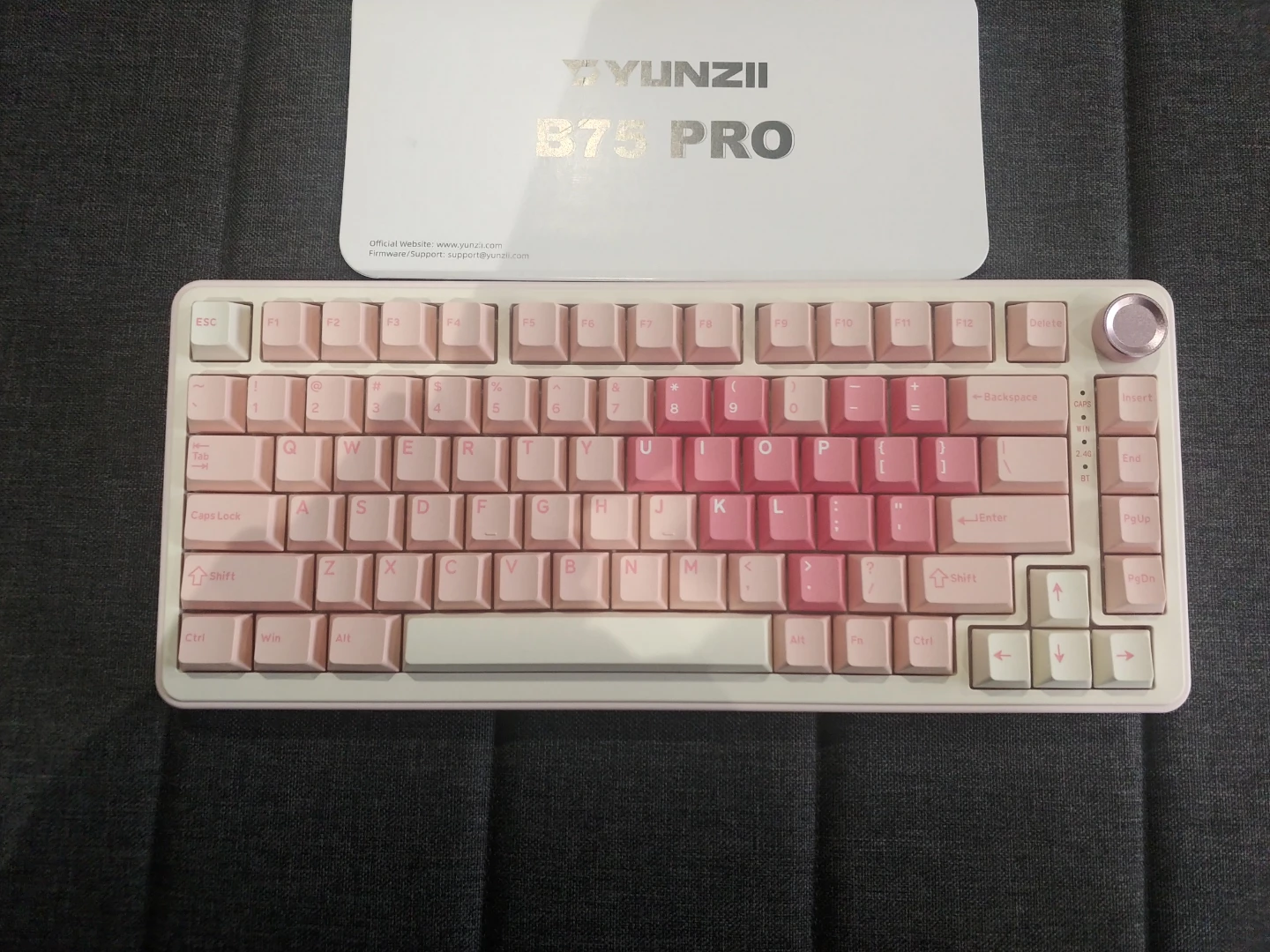 Yilinzi B75 PRO Mechanical Keyboard - Pink - photo 3