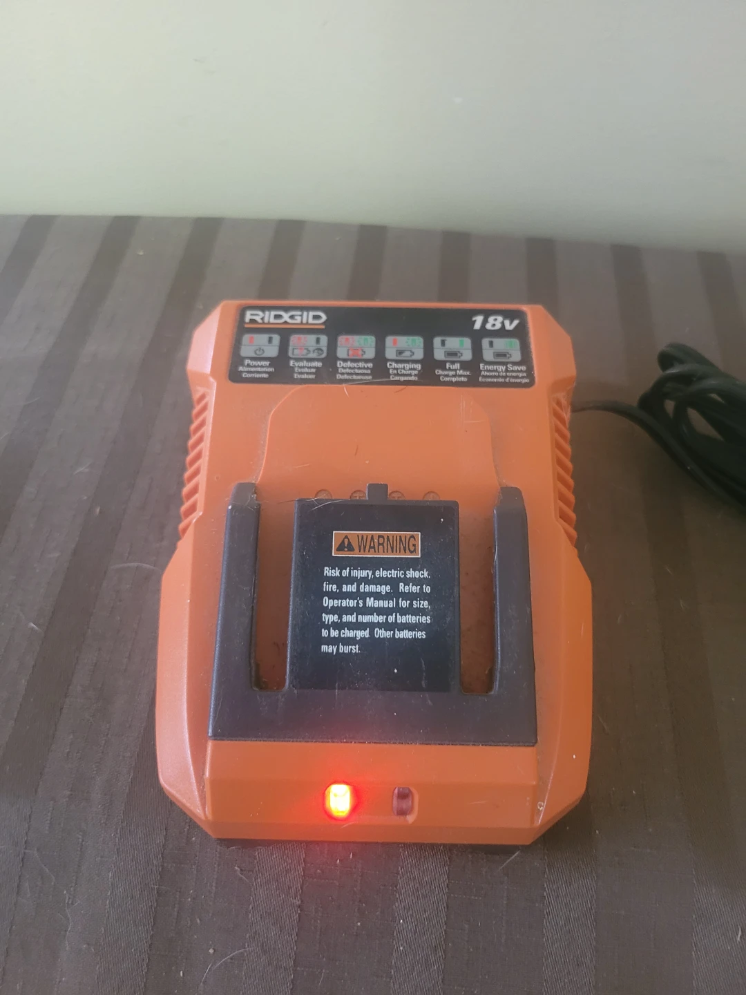 Ridgid 18V Battery Charger