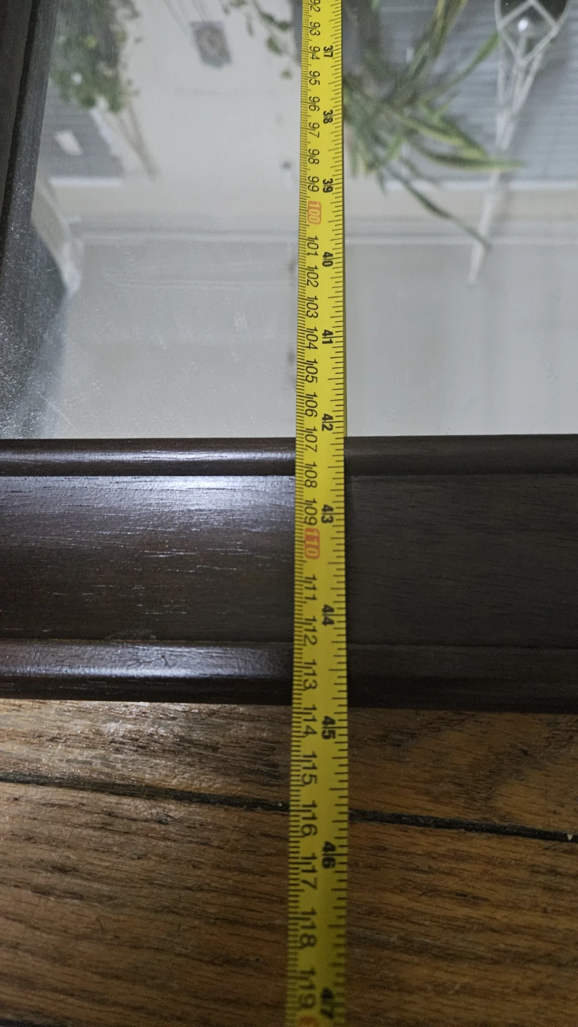 Dark Brown Framed Wall Mirror - photo 2