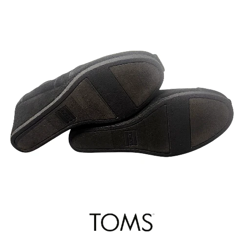 Toms 'Desert' Black Suede Wedge Ankle Booties - Size 5 - photo 4