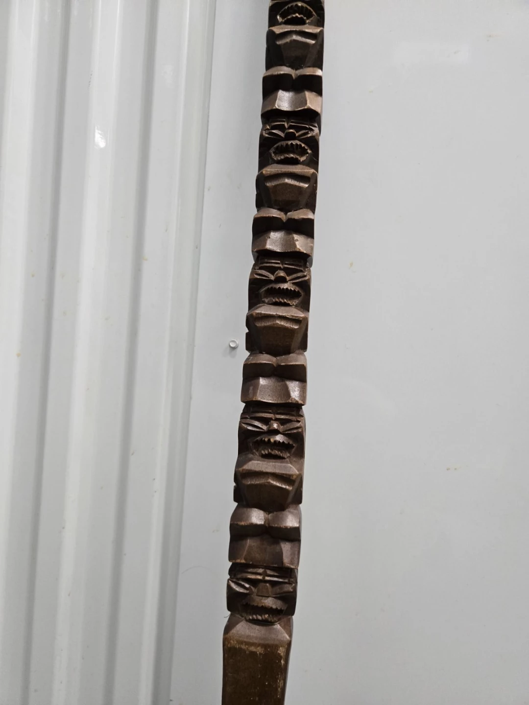 Wooden Tiki Totem Carved big decorative Spoon - photo 3