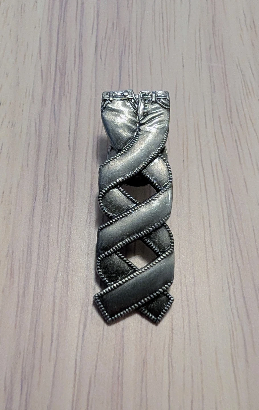 Brand New Silver Jeans Twist Pin