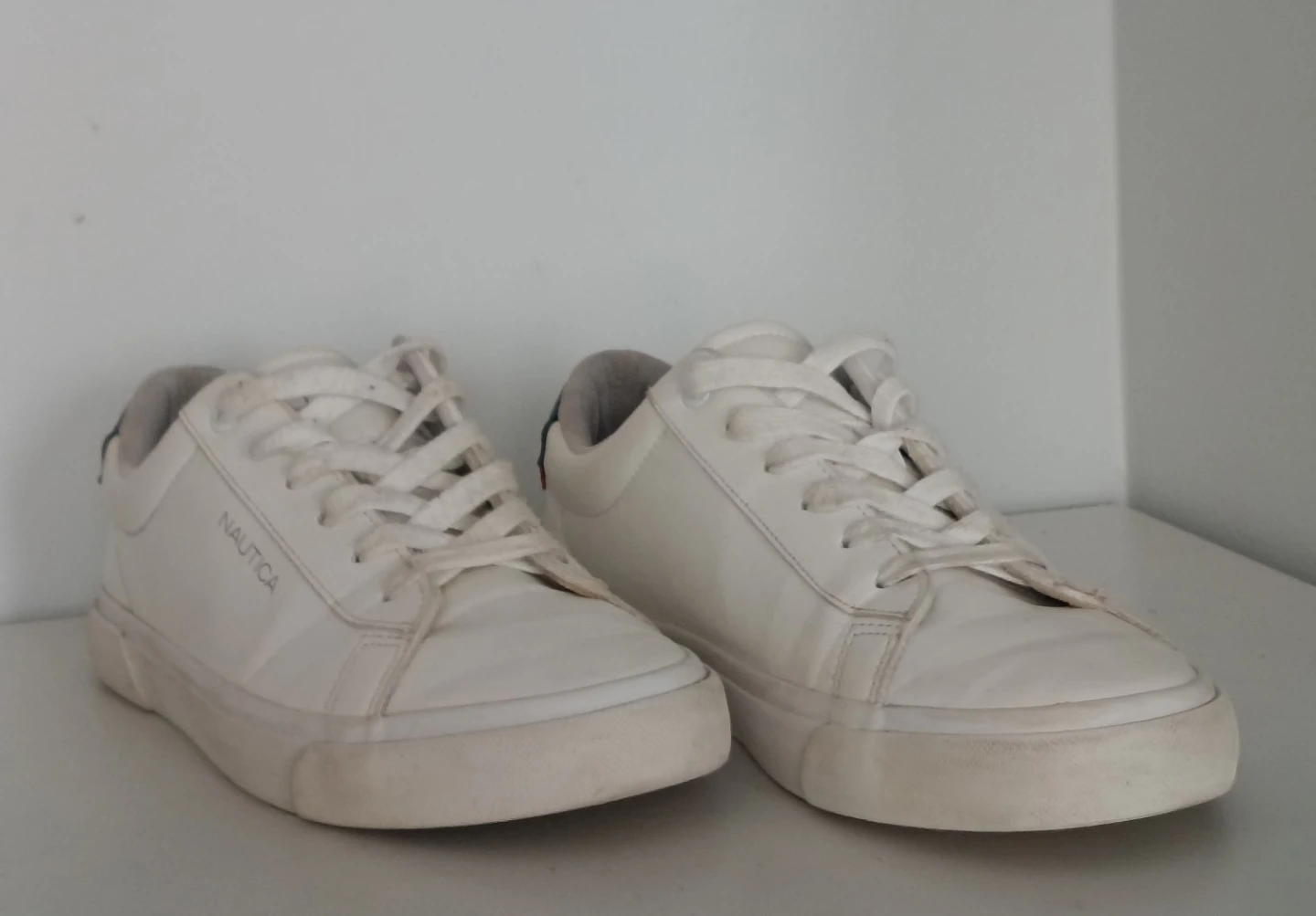 Nautica ALOS White Sneakers – Men’s 8.5 – Clean Casual Shoes - photo 2