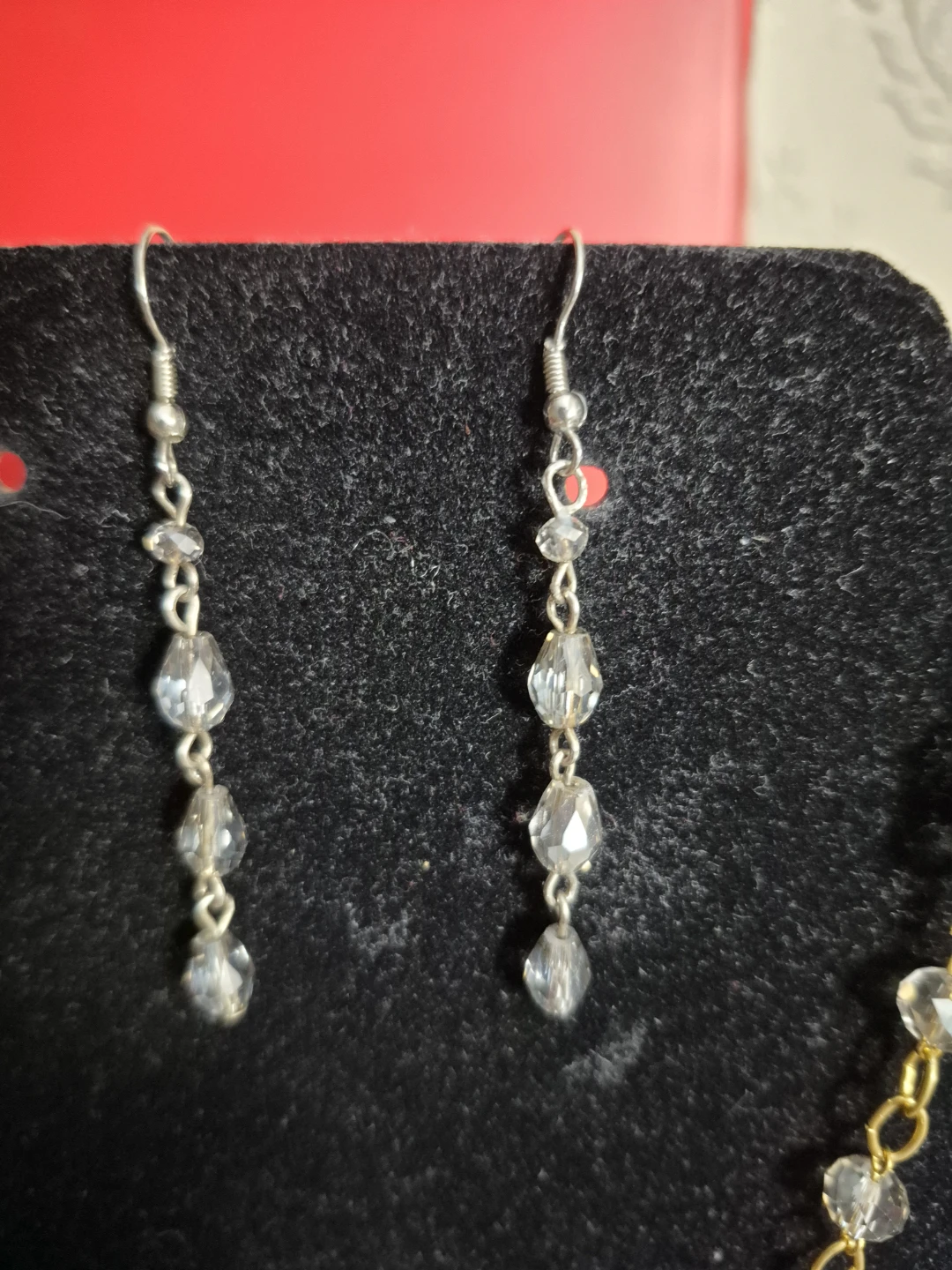 Crystal Bead Necklace and Earrings Set - photo 4