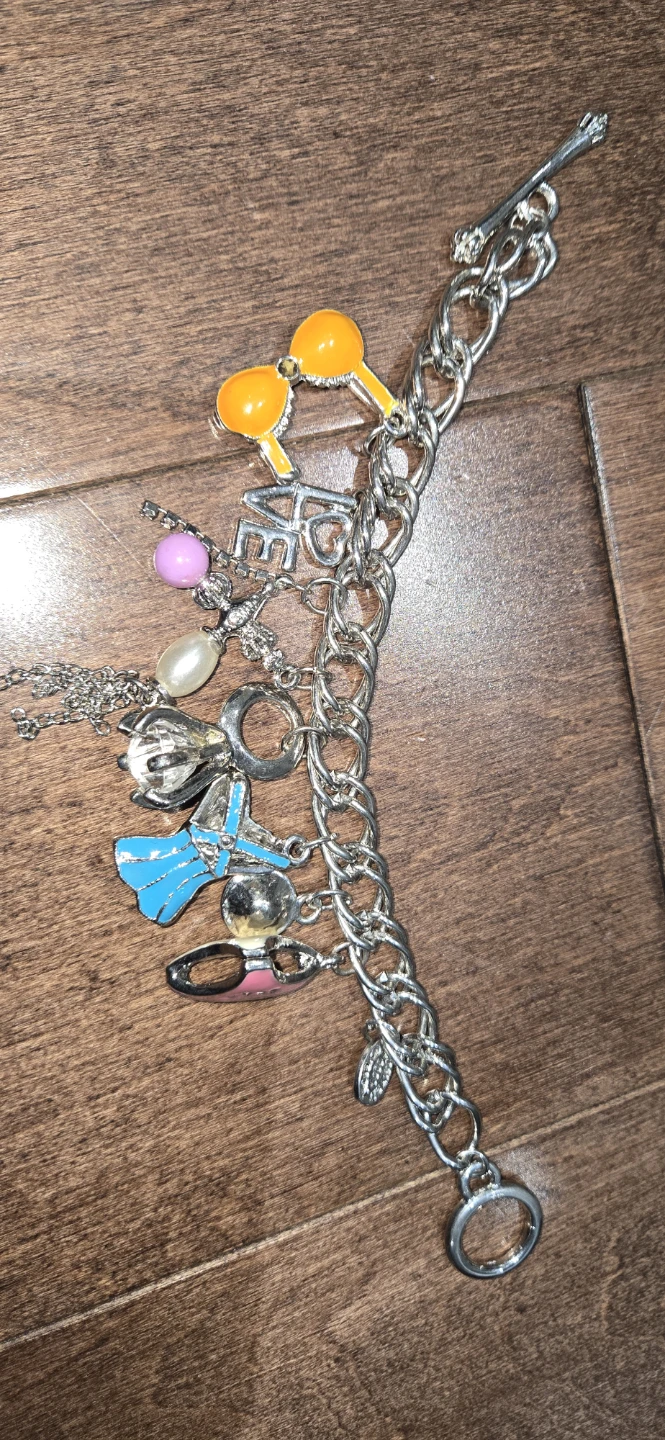 Charm Bracelet with Various Charms