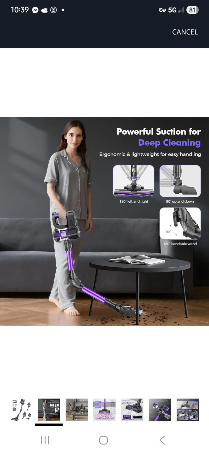 NEW YKyi P8 Cordless Vacuum Cleaner - photo 3