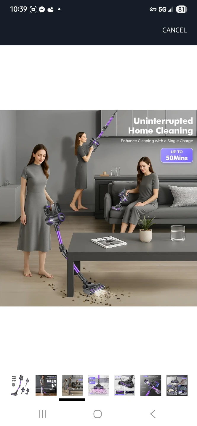 NEW YKyi P8 Cordless Vacuum Cleaner - photo 4