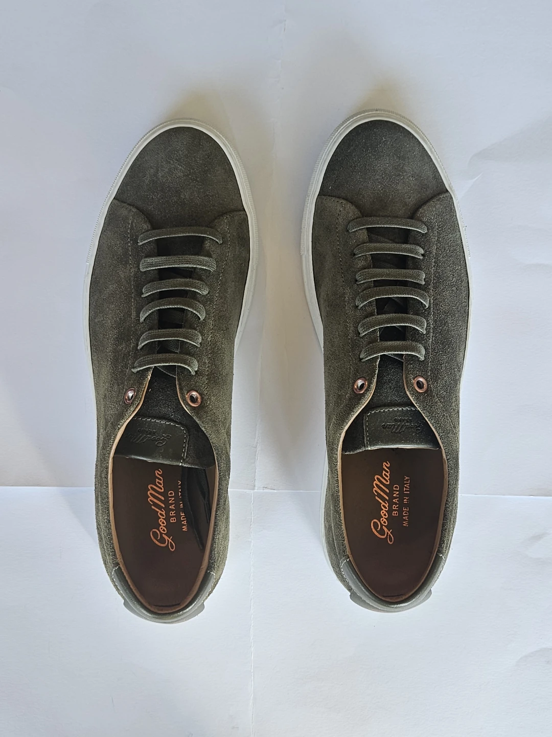 Good Man Brand Suede Sneakers - Olive Green