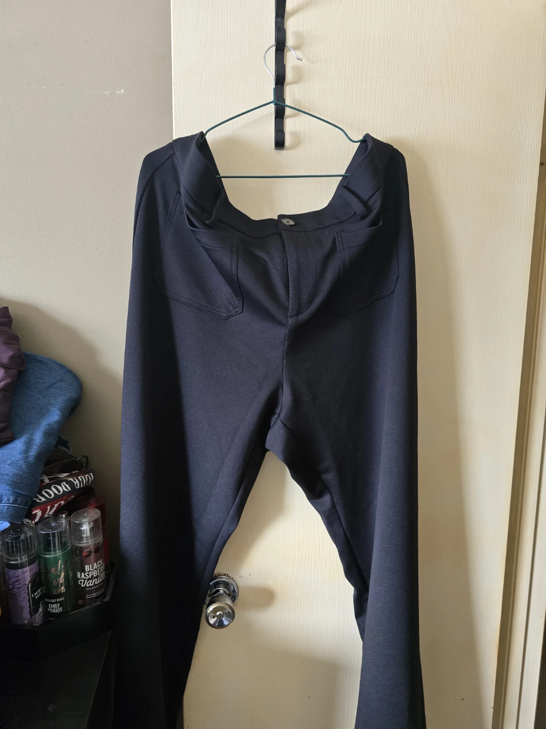Torrid Ottoman Wide Leg Patch Pocket Pants Deep Black