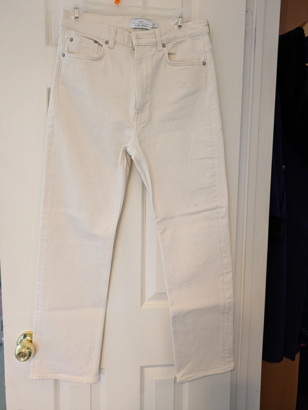 & Other Stories Cream Denim Jeans EUR 30/28