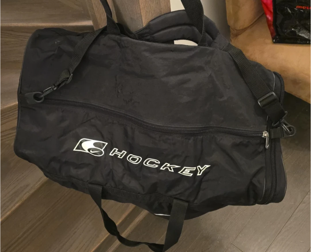 Black Hockey Equipment Bag