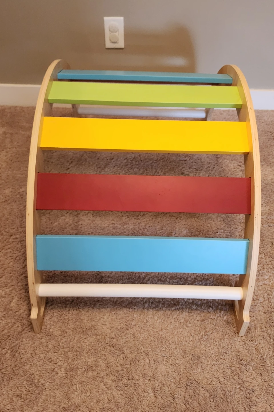 Wooden Climbing Arch with Cushioned Seat - photo 2